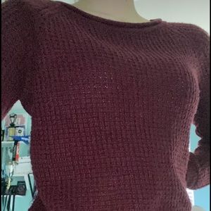 Burgundy Sweater